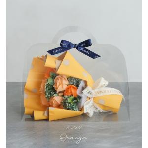 ソープフラワー クリアバッグブーケ | 結婚祝...の詳細画像4