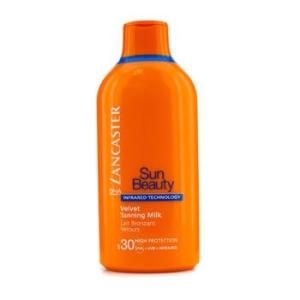 ランカスター　サン ビューティ ベルベット タンニング ミルク SPF30 400ml｜belleza-shop