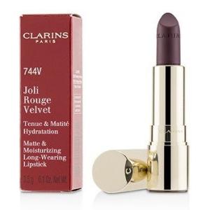 クラランス　ジョリ ルージュ ヴェルヴェット # 744V Plum 3.5g｜belleza-shop