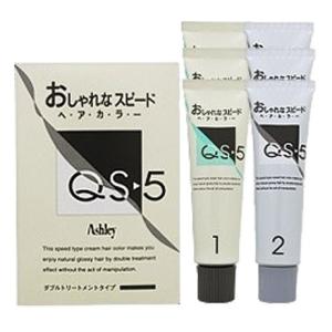 ホーユー　アシュレーQS-5　E　おしゃれなスピードヘアカラー　業務用3本セット　全6色（１剤50g...