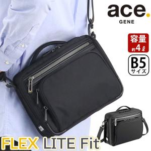 ビジネスバッグ メンズ ace.GENE ショルダーバッグ エース ジーン FLEX LITE FIT フレックスライト フィット ショルダー バッグ B5｜bellezza