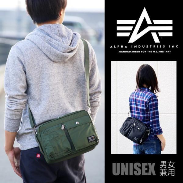 ALPHA INDUSTRIES アルファ インダストリーズ ショルダーバッグ レディース メンズ ...