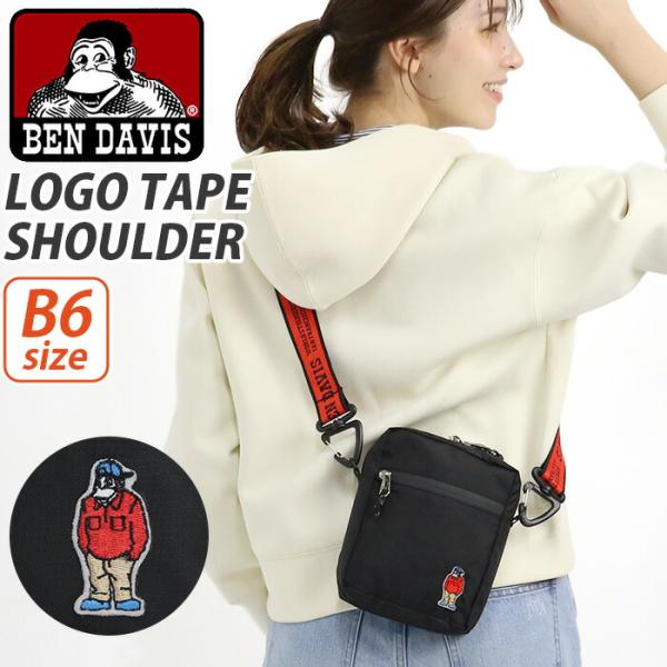 ショルダーバッグ BEN DAVIS ベンデイビス ミニショルダー ポーチ LOGO TAPE SH...