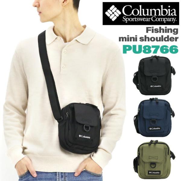 Columbia コロンビア ショルダーバッグ ミニ スクエア ショルダー ポーチ フィッシング 撥...