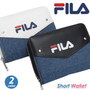 FILA フィラ 財布 二つ折財布 デニムレター 札入れ 財布 ウォレット メンズ レディース ユニセックス 通学 通勤 おしゃれ 人気 FIS-0633｜bellezza