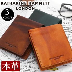 メンズ 財布 レディース KATHARINE HAMNETT LONDON キャサリンハムネット ロンドン 二つ折り財布｜バッグ&リュックの通販Bellezza