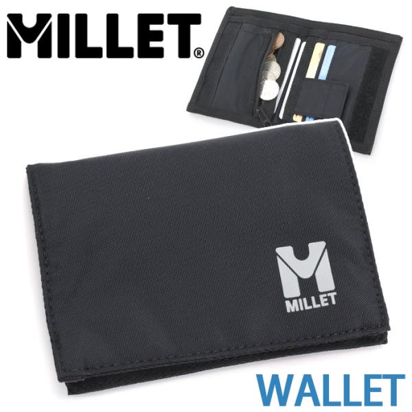 MILLET ミレー 財布 二つ折り ナイロンウォレット コンパクト レディース メンズ 薄型 スリ...