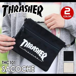 スラッシャー THRASHER サコッシュ ミニショルダー サコッシュバッグ メンズ レディース  ショルダーバッグ｜bellezza