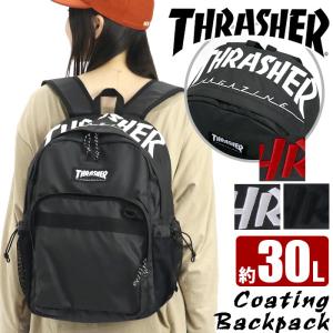 メンズ リュック レディース 大容量 30L THRASHER スラッシャー 男性 女性 男女兼用 リュックサック デイパック バックパック 黒リュック｜bellezza