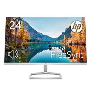 日本HP モニター 23.8インチ M24fwa 背面ホワイト スピーカー内蔵 ディスプレイ フルHD 非光沢IPSパネル 超薄型 省スペース スリムベゼル HP