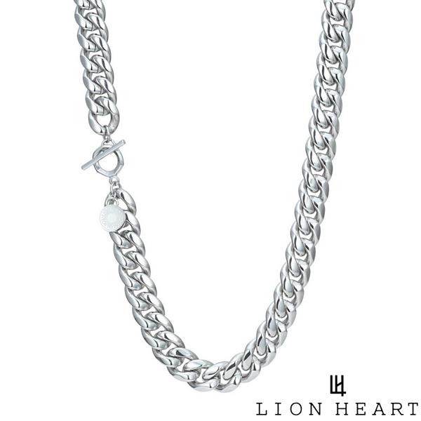 ライオンハート LION HEART ワイドチェーンネックレス 全長45cm 幅12mm キヘイ（喜...