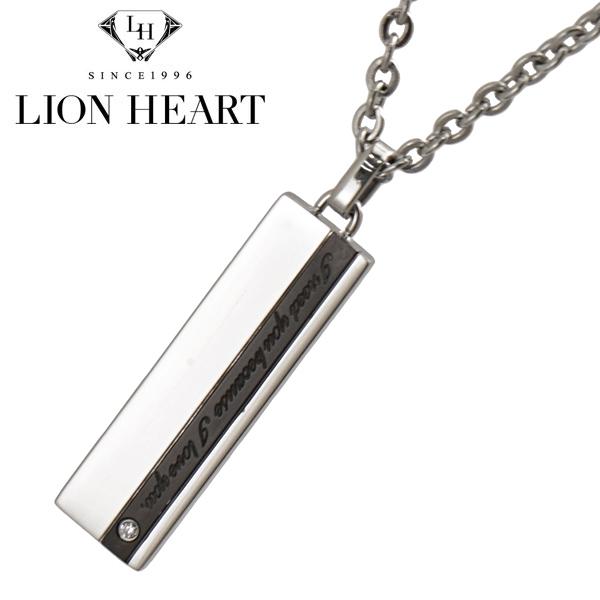 ライオンハート LION HEART プレート ネックレス/ペンダント メンズ ステンレス製 ライオ...