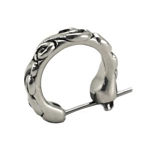 超美品 LH HOWL クロッシングピアス タテガミスクロール シルバー925 LH HOWL クロッシングピアス/タテガミスクロール/シルバー925（ピアス