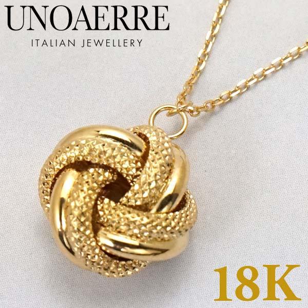 ウノアエレ UNOAERRE ペンダント チェーンセットモデル ネックレス ラブノット 恋結び LO...