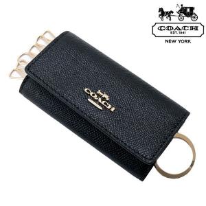 コーチ COACH 6連キーケース キーリング付 ブラック 58359 LIBLK｜bellmart