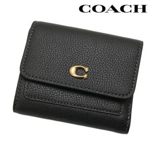 ⭐︎開店セール⭐︎新品未使用 美品 コーチ グレインレザー ロゴ 折り財布 COACH（コーチ） 二つ折り財布 折りたたみ財布 小銭入れあり レザー