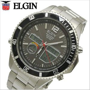 エルジン ELGIN  電波ソーラー 腕時計 メンズ ワールドタイム・クロノグラフ  FK1392S-BP｜bellmart