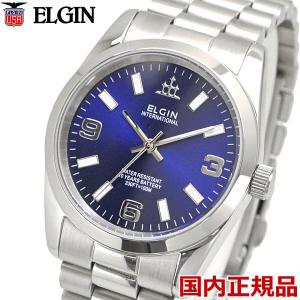 ELGIN エルジン 腕時計 メンズ 10年電池搭載 ブルー文字盤 FK1421S-BL｜bellmart