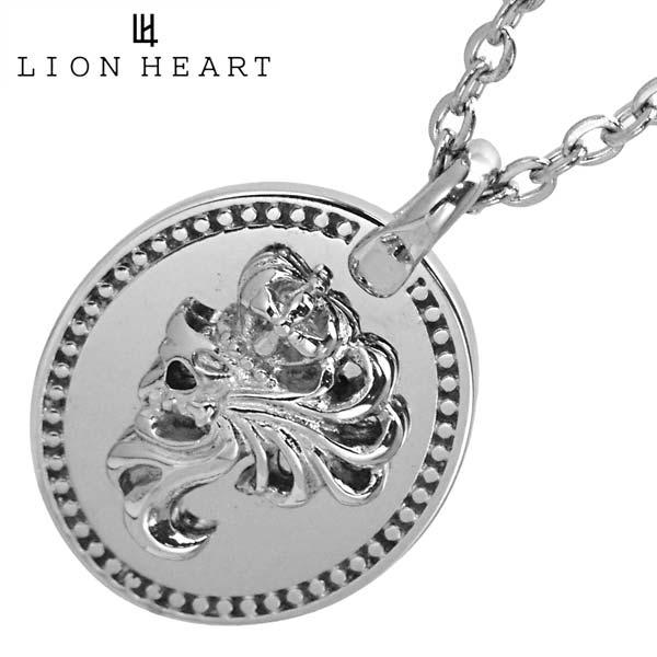 ライオンハート LION HEART ネックレス ペンダント  コイントップ ライオンモチーフ メン...