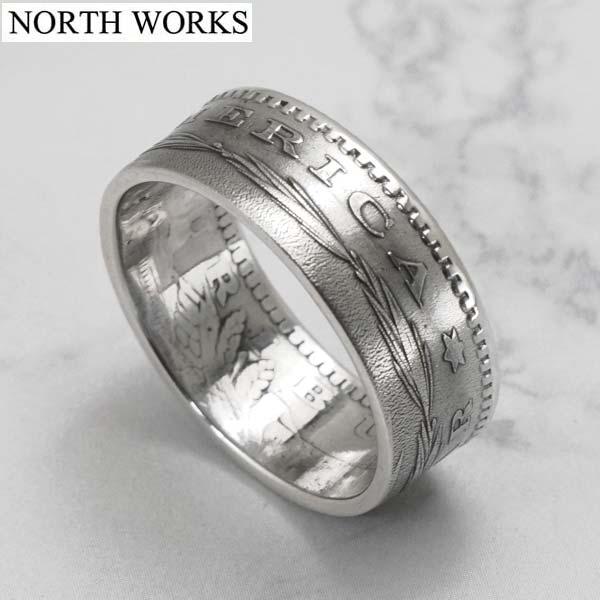 ノースワークス NORTH WORKS 1ドル モルガンダラー コイン リング/指輪 シルバー900...