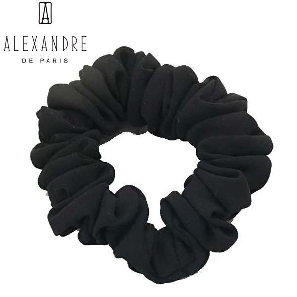アレクサンドル ドゥ パリ タイムレス シュシュ 髪飾り ブラック  フランス製 ALEXANDRE...