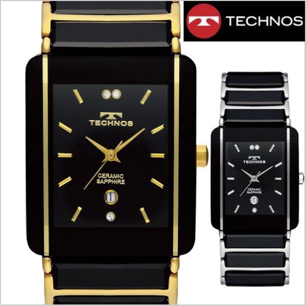 テクノス TECHNOS 腕時計 メンズ セラミック＆ステンレススチール製 TSM903