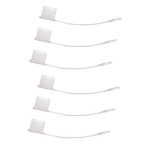 monofive USB Aタイプ用 保護カバーキャップ 脱落防止ソフト 6個入 白 MF-LUSBC6-6W