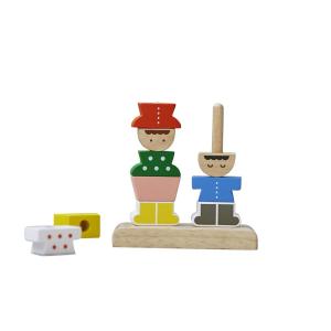 ン きせかえブロックス KISEKAE BLOCKS LT4 木製知育玩具 積み木 つみき きせかえの商品画像