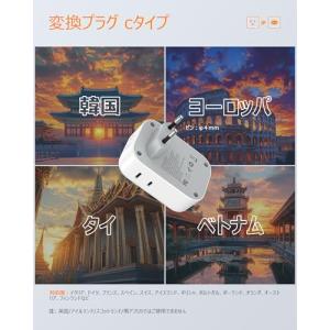 TESSAN 変換プラグ Cタイプ 海外旅行用...の詳細画像2