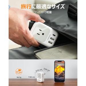 TESSAN 変換プラグ Cタイプ 海外旅行用...の詳細画像5