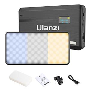 Ulanzi VL200 LEDビデオライト 撮影用ライト 2500K-9000K 無段階調光 撮影照明ライト Type-C 充電式 照明ラ