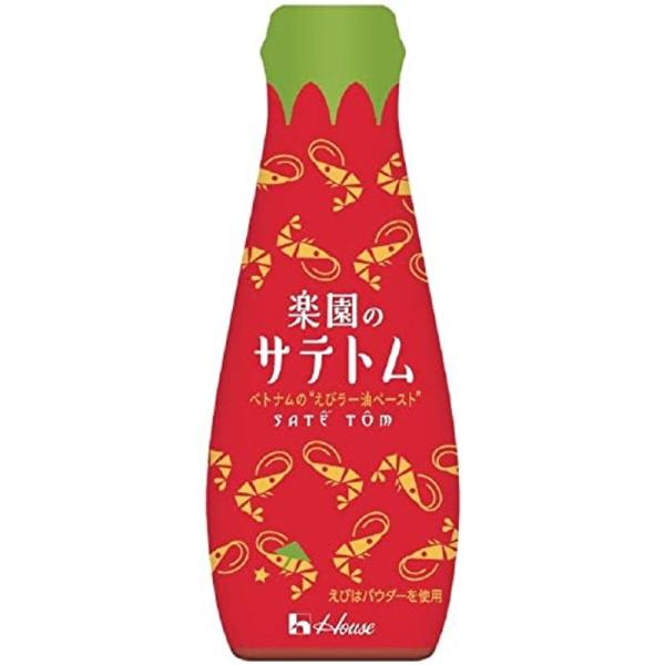 ハウス 楽園のサテトム ベトナムの&quot;えびのラー油ペースト&quot; 95g×5個