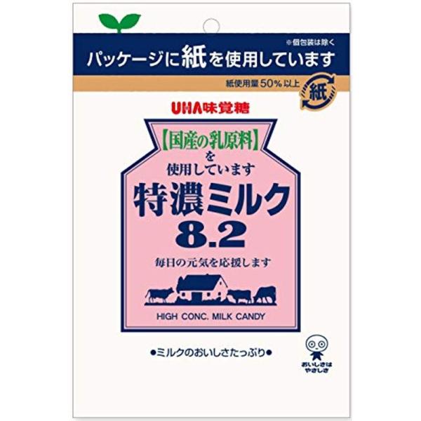 UHA味覚糖 特濃ミルク8.2 88g ×6袋