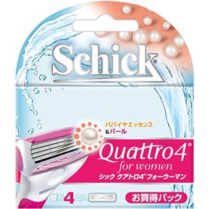 シック Schick クアトロ4フォーウーマン 替刃(4コ入) 女性用 カミソリ｜belltree-shop