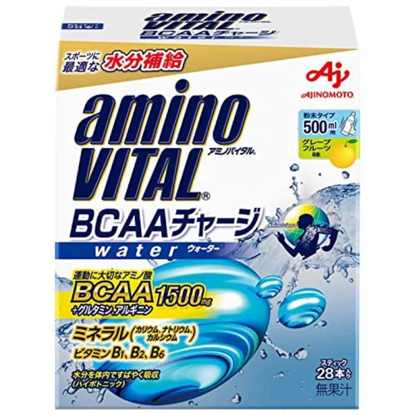 味の素 アミノバイタル BCAA チャージ ウォーター28本入箱 (スポーツドリンク 粉末 アミノ酸...