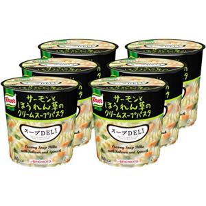 味の素 クノール スープ DELI サーモンとほうれん草のクリーム スープパスタ 39.9g×6個 (カップスープ スープ パスタ 食品 ま｜belltree-shop