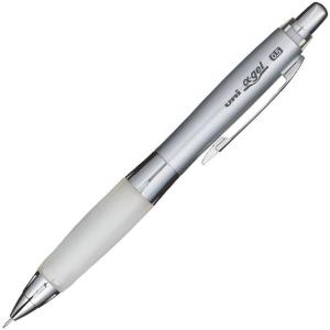 三菱鉛筆 シャープペン ユニアルファゲル やわらかめ 0.5 ホワイト M5617GG1P.1｜belltree-shop