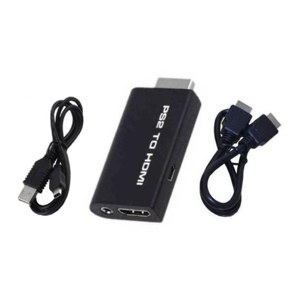 PS2 to HDMI 変換アダプター プレステ2 コンバーター (PS2 to HDMI+HDMI...