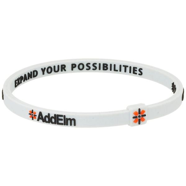 AddElm(アドエルム) スリムブレスレット ADSB-001 ホワイト