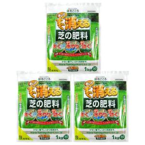 花ごころ まいてすぐ消える芝の肥料1kg×3袋｜belltree-shop