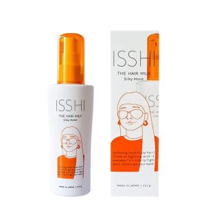 ISSHI イッシ ザ ヘアミルク シルキーモイスト 111g しっとりさらさら 広がり ぱさつき ダメージ ヘアケア 洗い流さないトリート｜belltree-shop