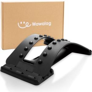 柔道整復師が推薦 Wawalag バックストレッチャー 背中 ストレッチ 腰 背筋 伸ばし 器具 ツボ押し 健康グッズ プレゼント