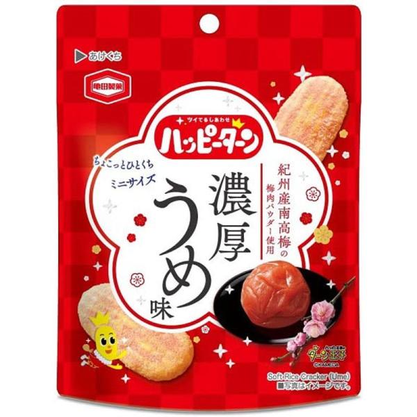 販路限定品亀田製菓 ハッピーターン ミニ 濃厚うめ味 30g×12袋