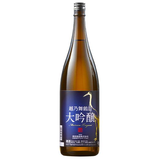 日本酒 父の日 大吟醸酒 越乃舞鶴鼓 大吟醸 一升瓶 1800ml