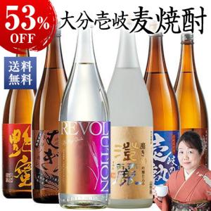 焼酎 麦焼酎 特割 大分 壱岐 六蔵 麦焼酎 飲み比べ セット  一升瓶 6本組 1800ml 一升瓶 6本