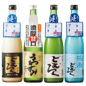 日本酒 お酒 純米大吟醸酒 純米酒 普通酒  渓流どむろく 4種 各1本 4本組 720ml お中元 敬老の日 父の日 ギフト プレゼント 送料無料