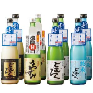 日本酒 お酒 純米大吟醸酒 純米酒 普通酒  渓流どむろく 4種 各2本 8本組 720ml お中元 敬老の日 父の日 ギフト プレゼント 送料無料