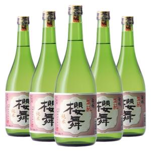 日本酒 父の日 お酒 生もと造り 純米酒 櫻舞 720ml 5本組 セット 谷櫻酒造 ギフト プレゼント 2024 【7560円(税込)以上で送料無料】｜bellunafoods