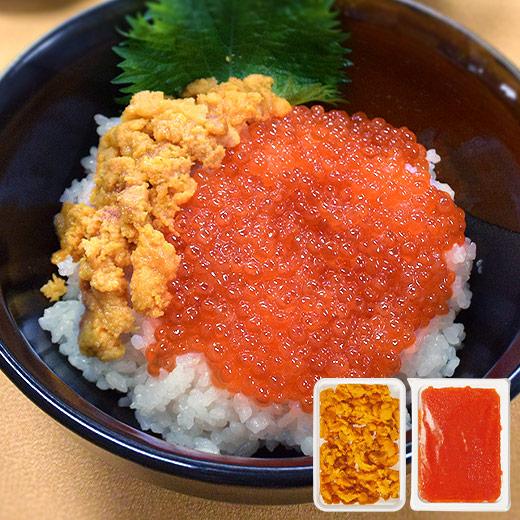 特別送料無料 魚介 海鮮 いくら いくら醤油漬 うに いくらうに丼 4人前 セット 【7560円(税...