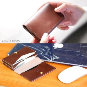 名入れ可 名刺入れ メンズ 本革 名刺ケース ...の詳細画像4